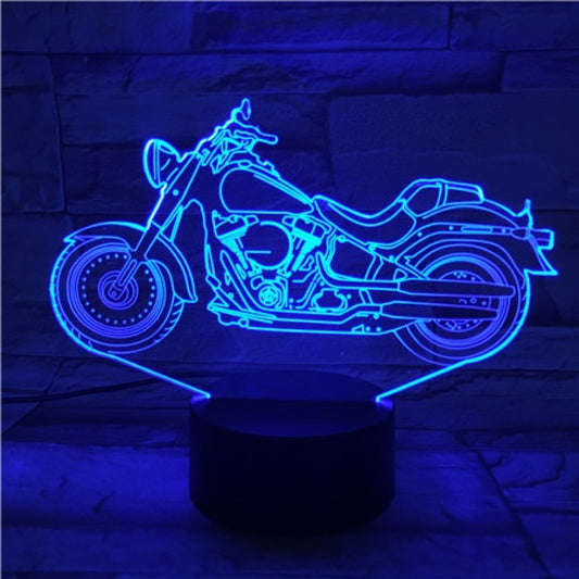 USB Motorcycle 3D Night Light - Bike Accessories Online