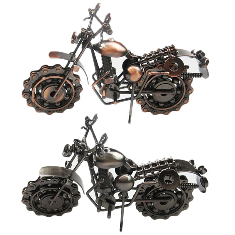 Vintage Metal Motorcycle Figure - Street Dreams USA