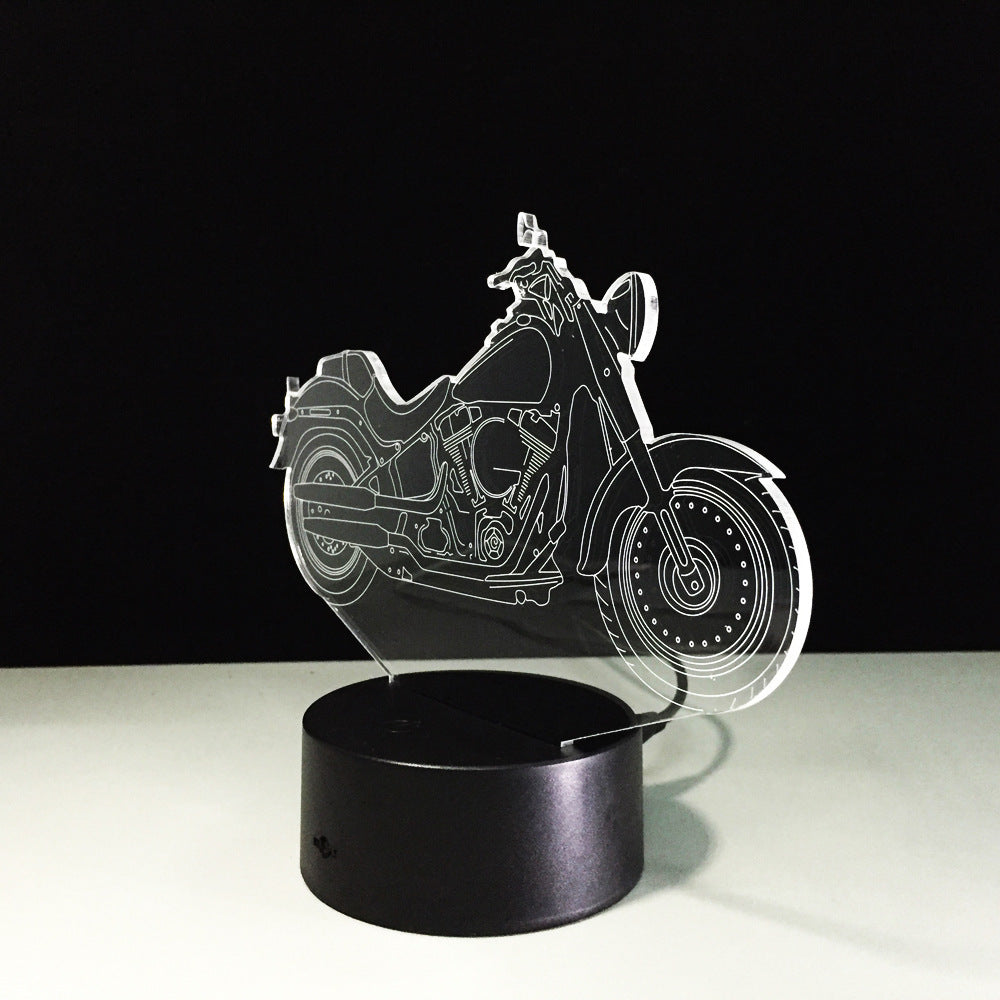 USB Motorcycle 3D Night Light - Bike Accessories Online