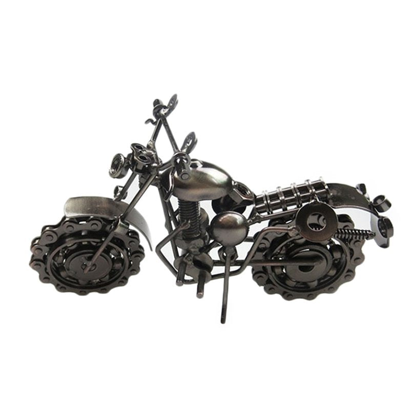 Vintage Metal Motorcycle Figure - Street Dreams USA