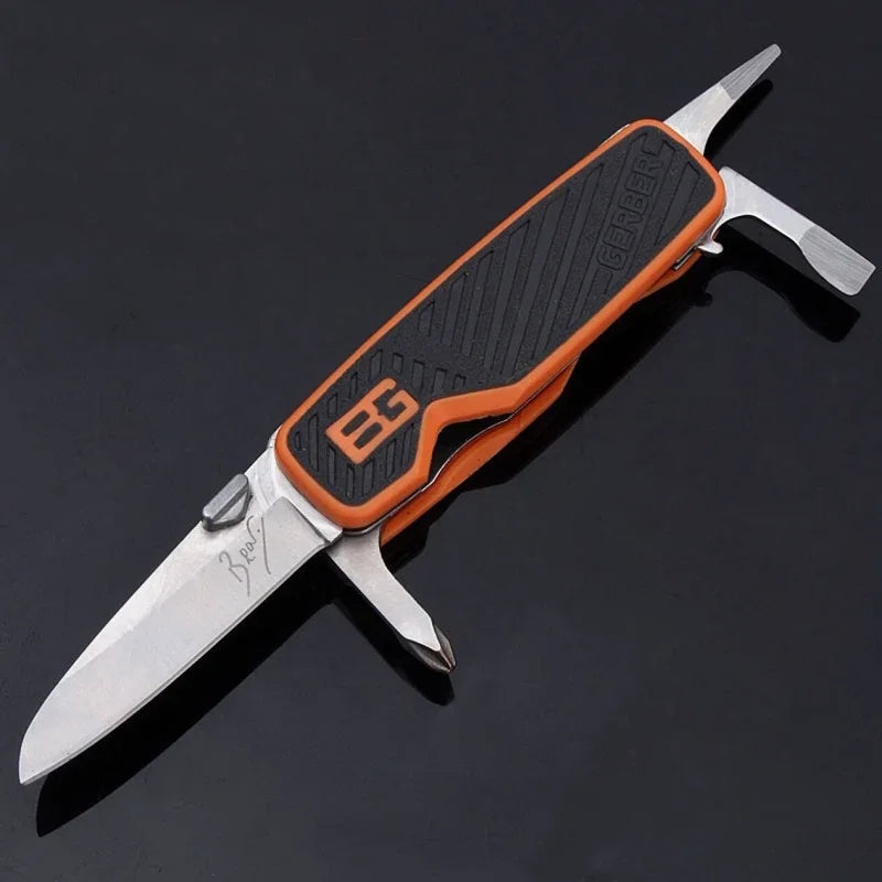 Gerber Axemen Stainless Steel Folding Knife & Multi Tool For Outdoor