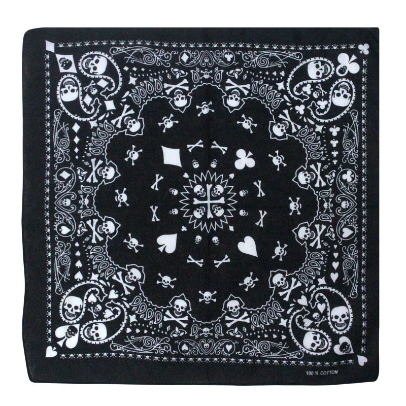 Skull Print Bandana - Street Dreams USA