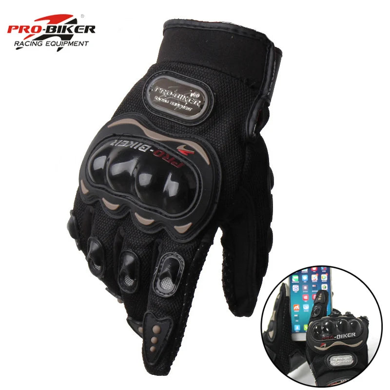 PRO Biker Full Finger Motorcycle Waterproof Gloves - Bike Gears Online