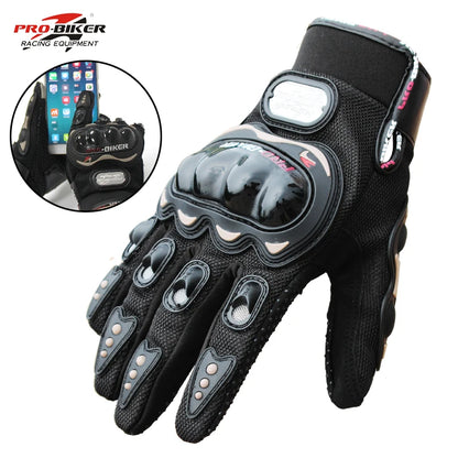 PRO Biker Full Finger Motorcycle Waterproof Gloves - Bike Gears Online