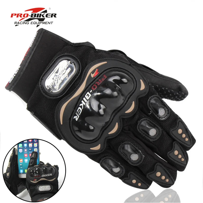 PRO Biker Full Finger Motorcycle Waterproof Gloves - Bike Gears Online