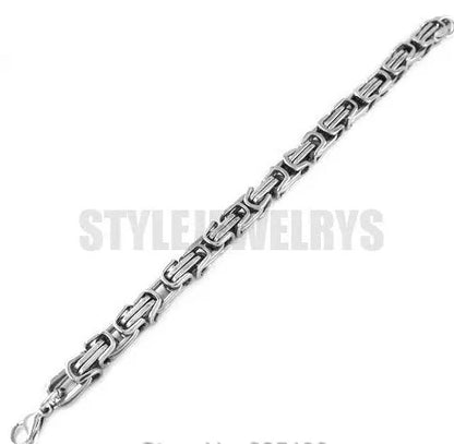 Stainless Steel Box Chain Bracelet - Street Dreams USA