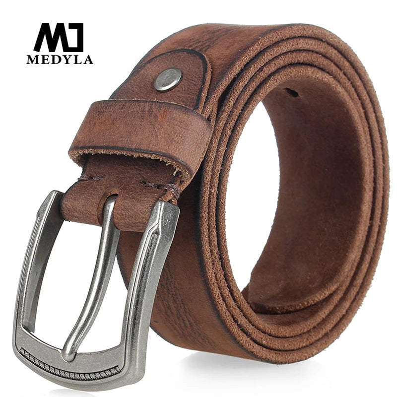 Men's Handmade Natural Leather Belt