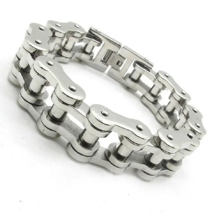 Stainless Steel Motorcycle Chain Bracelet - Street Dreams USA