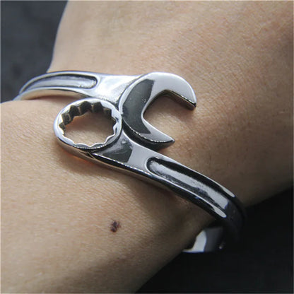 316L Stainless Steel Wrench Bracelet - Bike Lovers Jewelry Online