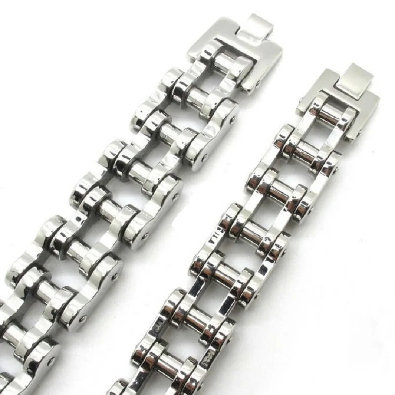 Stainless Steel Motorcycle Chain Bracelet - Street Dreams USA