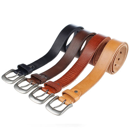 Men's Natural Leather Belt