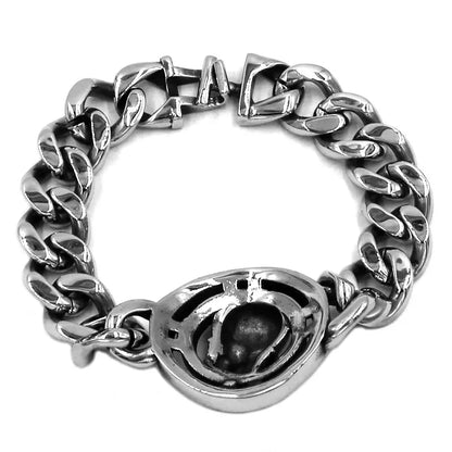 Stainless Steel Skull Bracelet - Street Dreams USA