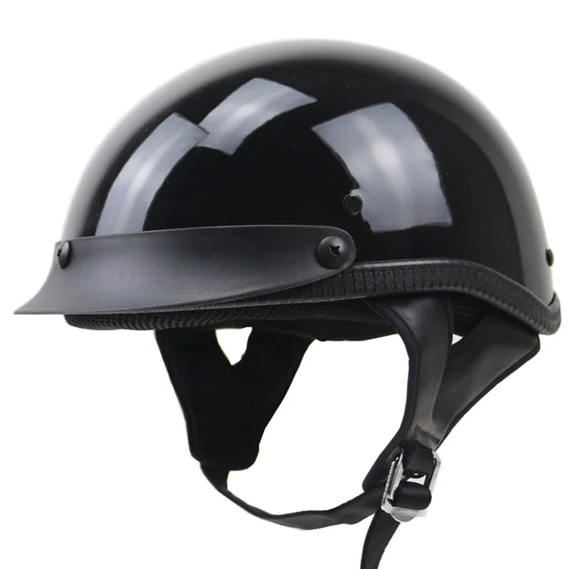 Chopper Style Motorcycle Half Face Helmet - Bike safety Gears Online