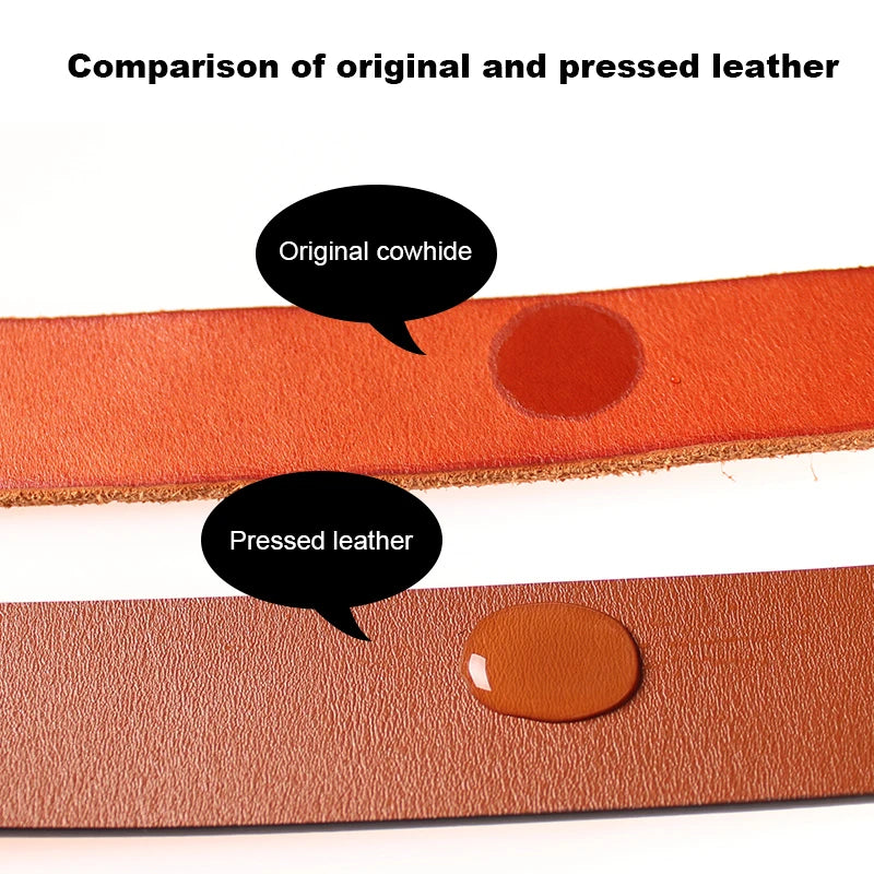 Men's Natural Leather Belt