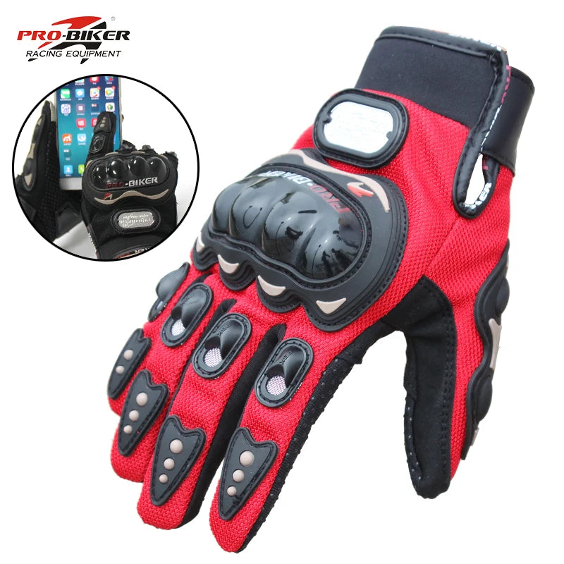 PRO Biker Full Finger Motorcycle Waterproof Gloves - Bike Gears Online