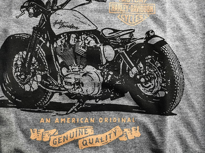 Vintage Harley Motorcycle T-Shirt - Street Dreams USA