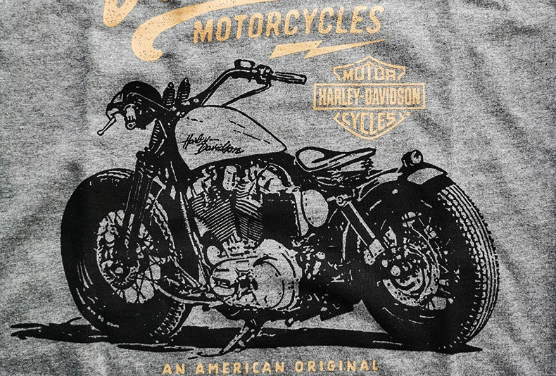 Vintage Harley Motorcycle T-Shirt - Street Dreams USA