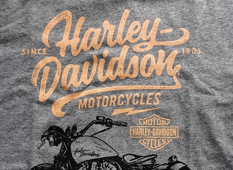 Vintage Harley Motorcycle T-Shirt - Street Dreams USA