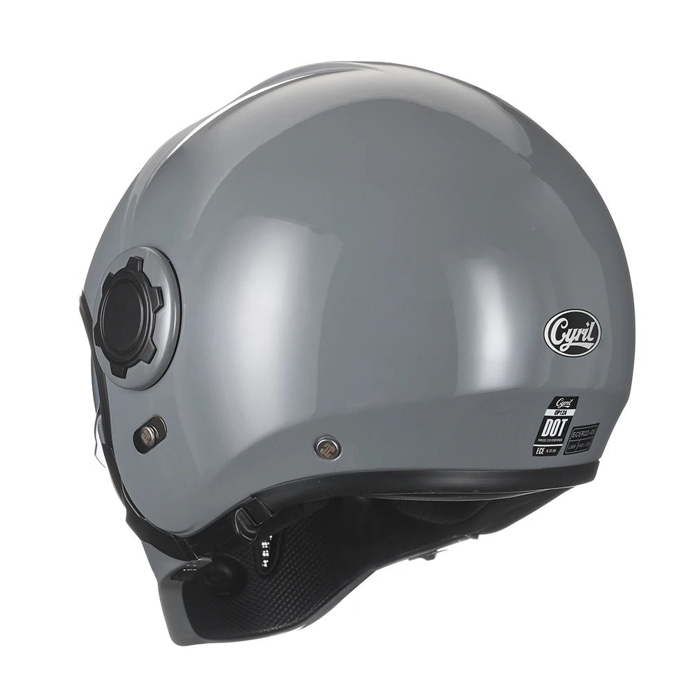 CYRIL Modular Motorcycle Helmet Full Face Retro Helmets DOT APPROVED - Street Dreams USA