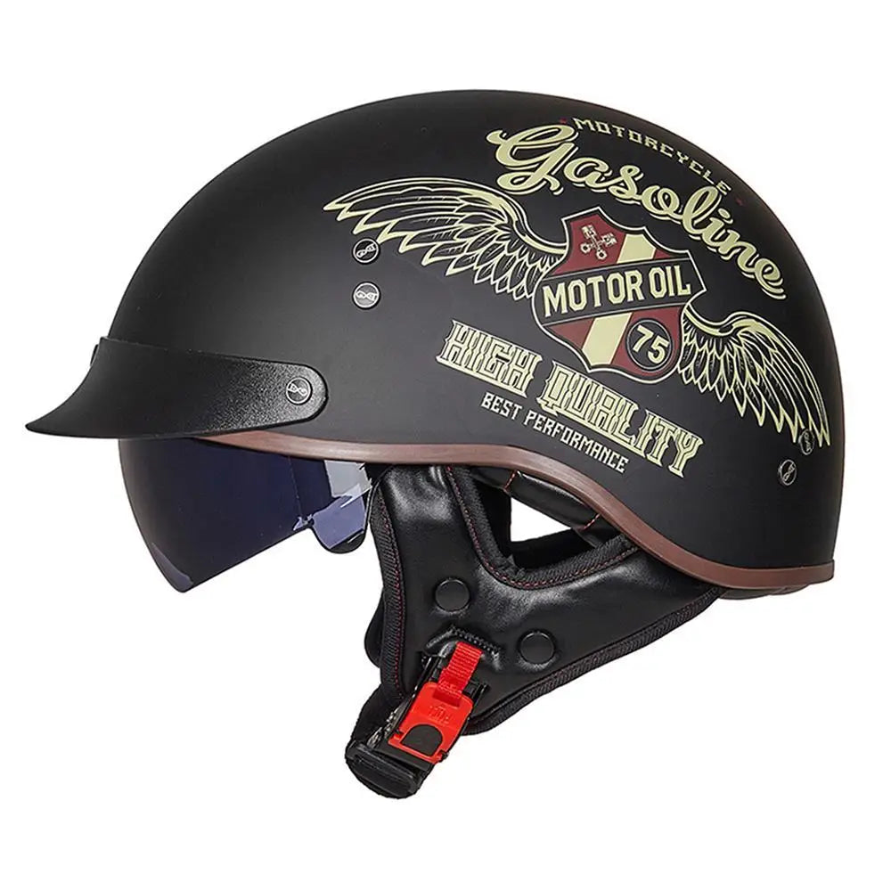 Classic Half Face Motorcycle Helmet - Bike Safety Gears Online