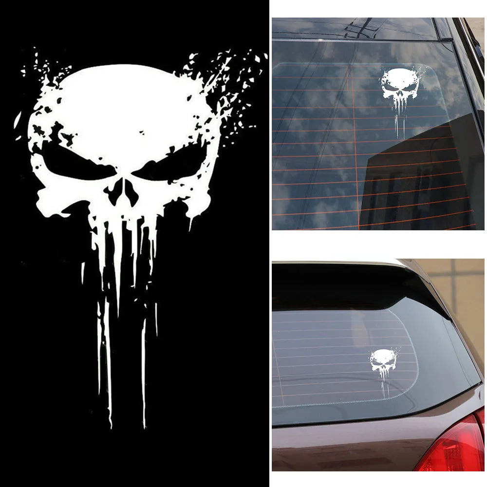 Car Punisher Skull Decal Sticker - Car Decoration Stickers 2024