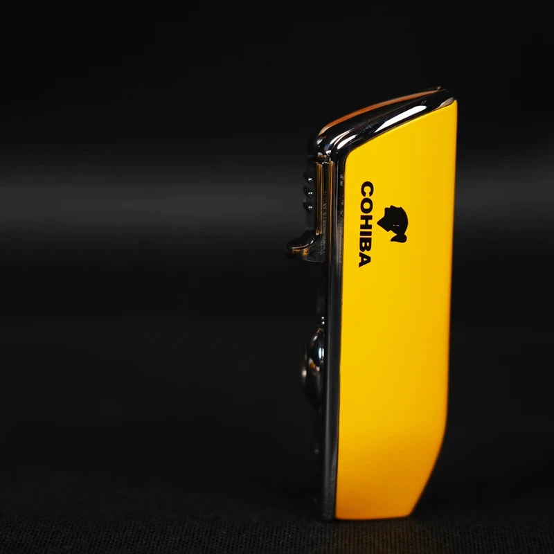 Cohiba Windproof Butane Torch with Punch Cutter - Men's Gift Online