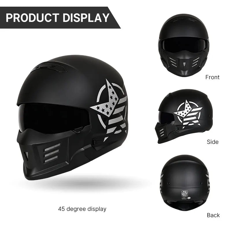 Scorpion Full Face Modular Motorcycle Helmet with Built-in Lens DOT Approved - Street Dreams USA