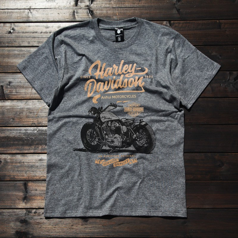 Vintage Harley Motorcycle T-Shirt - Street Dreams USA