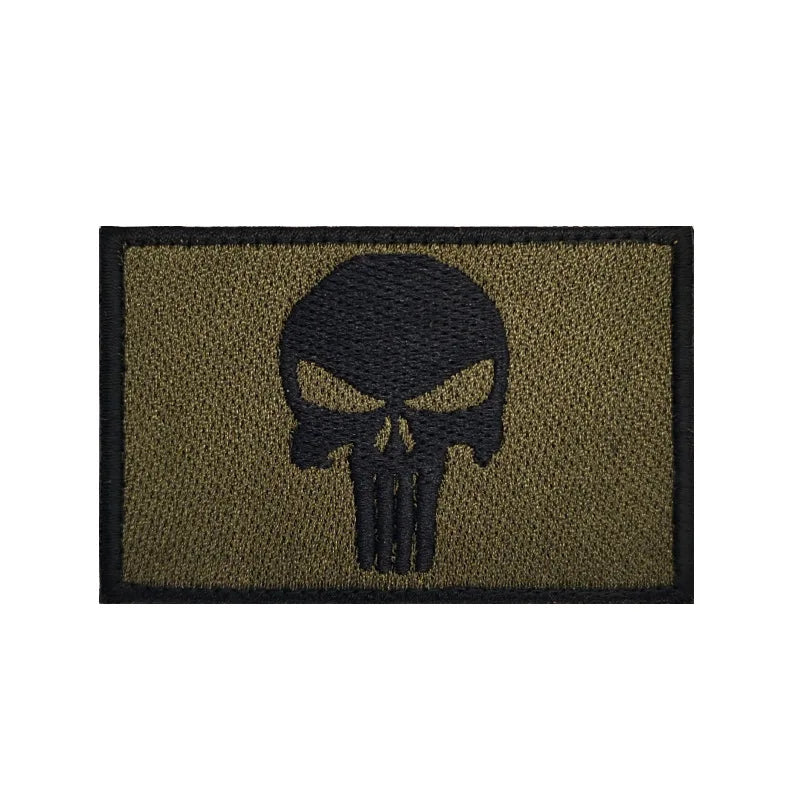 Punisher Logo Embroidered Patch - Bike Decoration Accessories Online