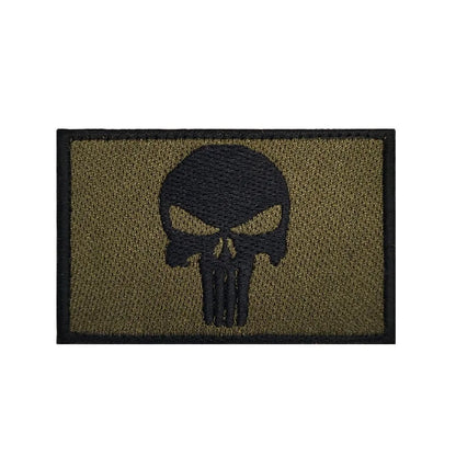 Punisher Logo Embroidered Patch - Bike Decoration Accessories Online