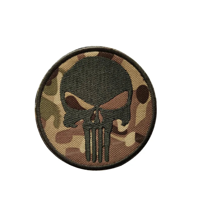 Punisher Logo Embroidered Patch - Bike Decoration Accessories Online