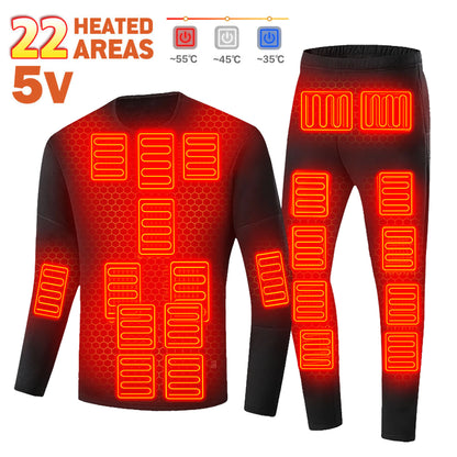 Unisex Electric Heated Underwear Set - Street Dreams USA