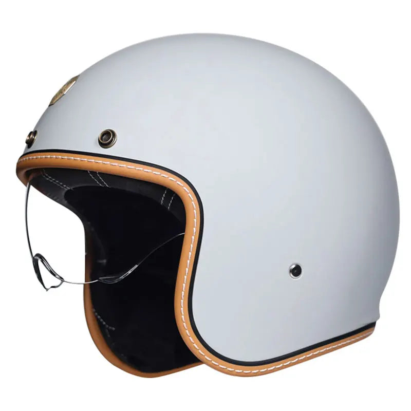 3/4 Face Motorcycle Helmet DOT Approved - Bike Safety Accessories 2024