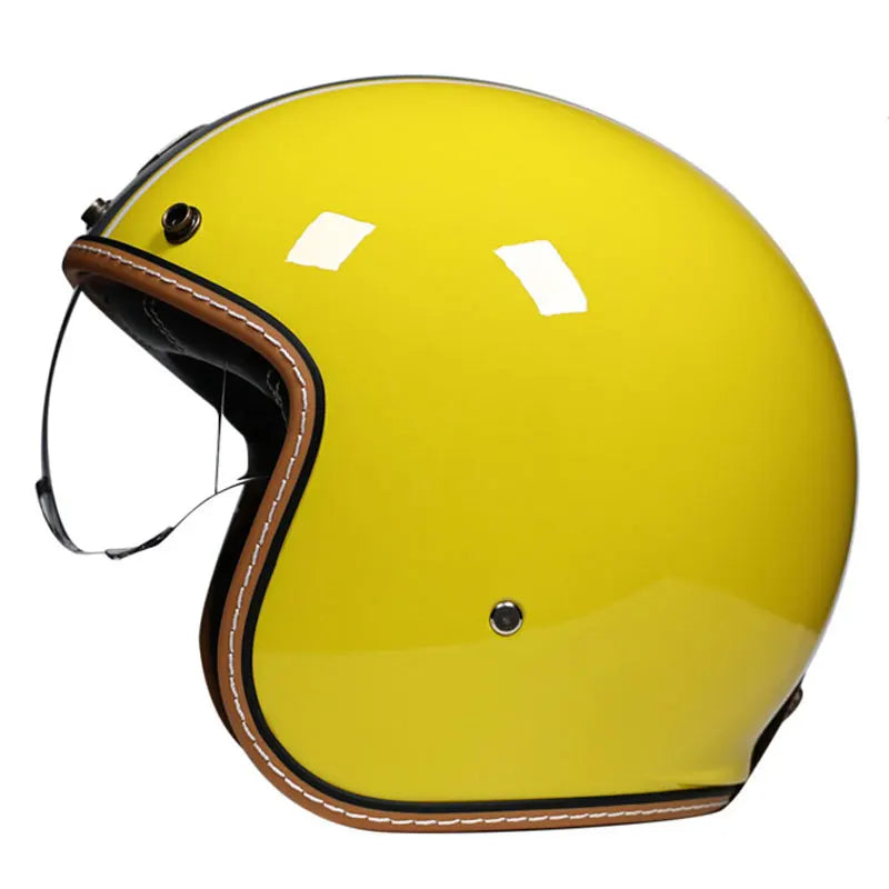 3/4 Face Motorcycle Helmet DOT Approved - Bike Safety Accessories 2024