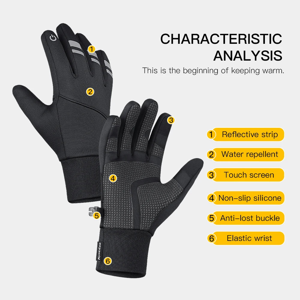 Windproof and Screen Touch Motorcycle Gloves for Men - Street Dreams USA