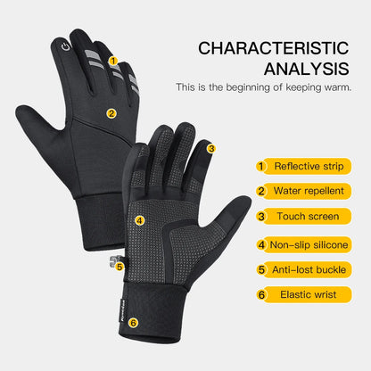 Windproof and Screen Touch Motorcycle Gloves for Men - Street Dreams USA