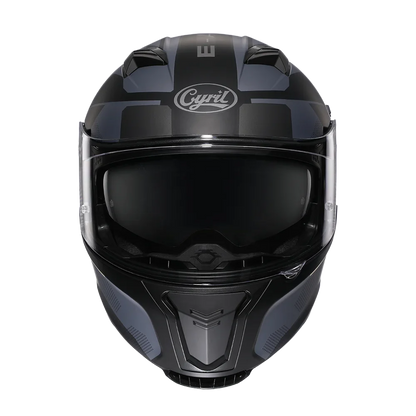 CYRIL Dual Visor Modular Flip-up Helmet - Bikers Safety Gear Online