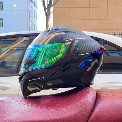 Modular Flip-up Full Face Helmet - Unisex Motorcycle Helmet Online