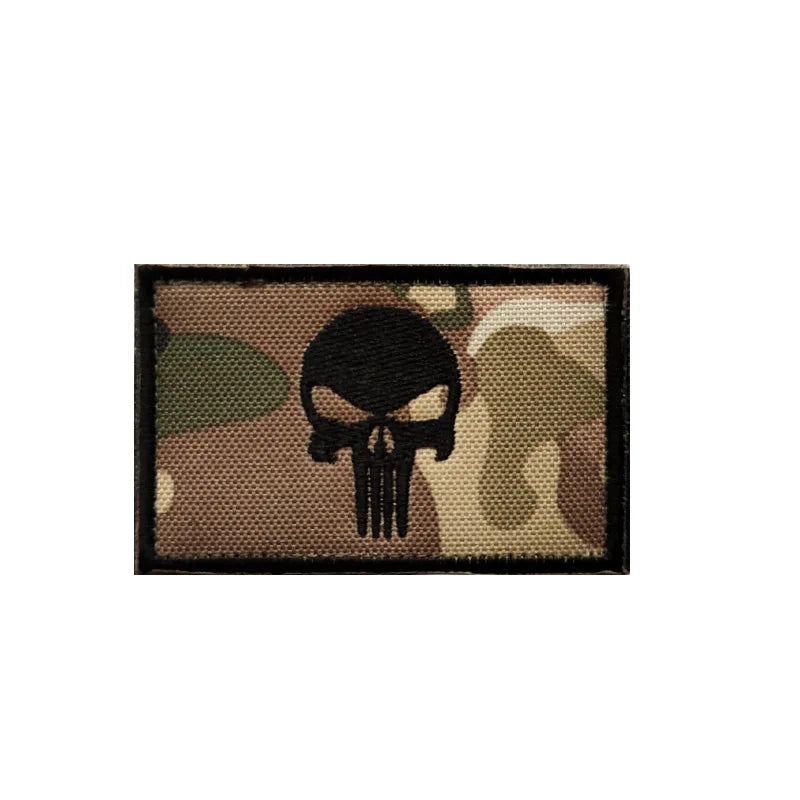 Punisher Logo Embroidered Patch - Bike Decoration Accessories Online