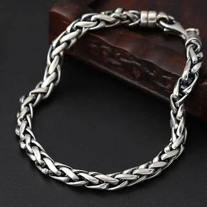 Stainless Steel Silver Chain Bracelet - Street Dreams USA