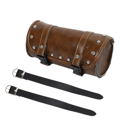 Faux Leather Motorcycle Handlebar Tool Bag - Bike Storage Bag Online