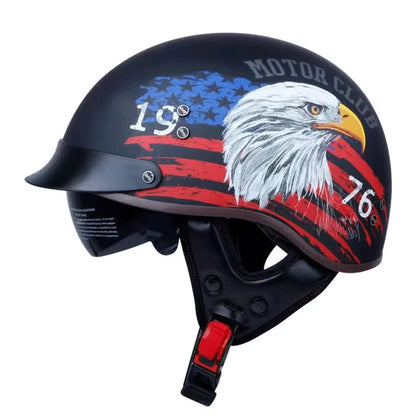 Classic Half Face Motorcycle Helmet - Bike Safety Gears Online