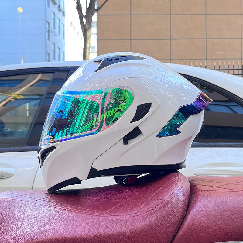 Modular Flip-up Full Face Helmet - Unisex Motorcycle Helmet Online