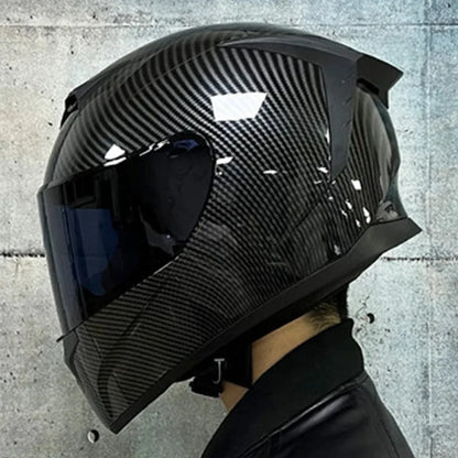 Carbon Fiber Full Face Motorcycle Helmet DOT Approved - Street Dreams USA