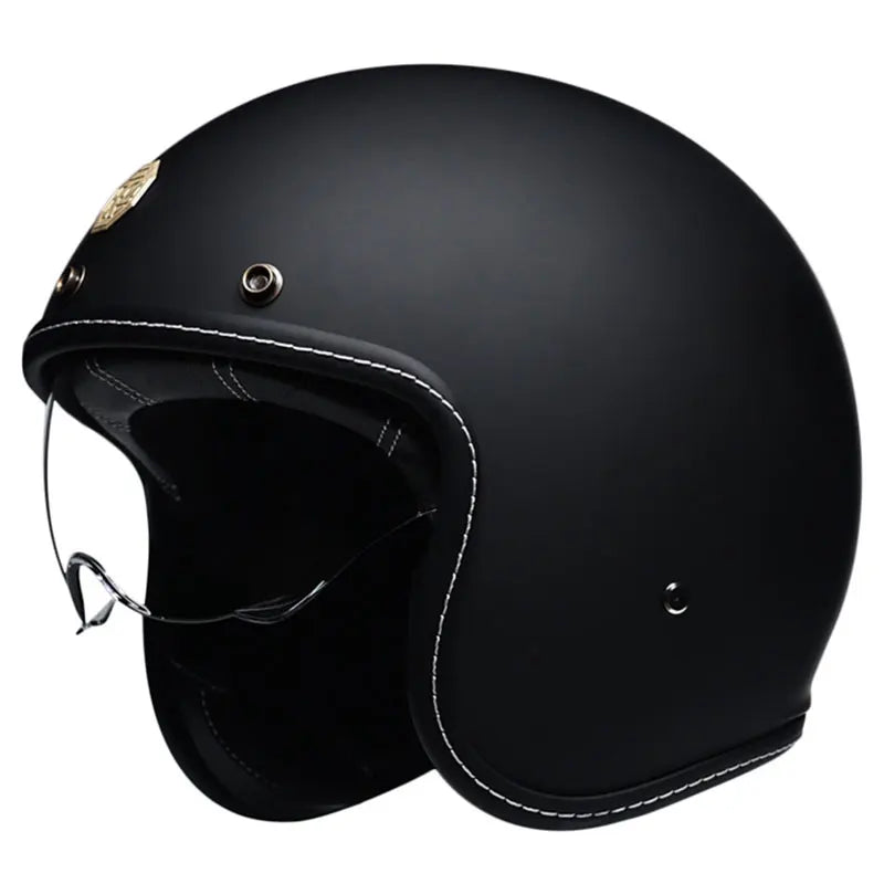 3/4 Face Motorcycle Helmet DOT Approved - Bike Safety Accessories 2024