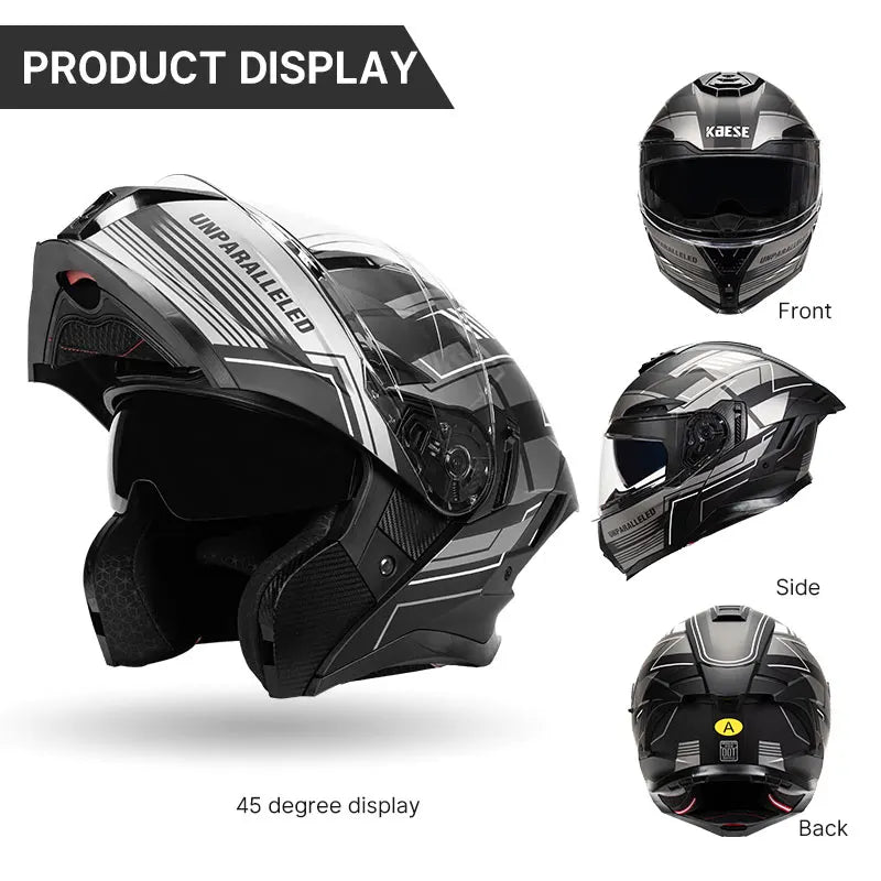 Unparalleled Full Face Modular Helmet DOT Approved - Street Dreams USA