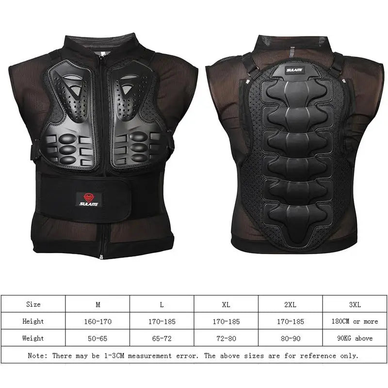 Men's Breathable Motorcycle Riding Armor Vest - Street Dreams USA