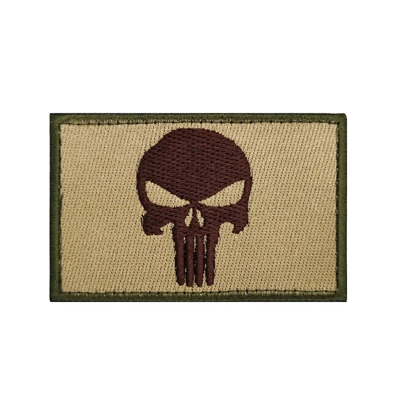 Punisher Logo Embroidered Patch - Bike Decoration Accessories Online