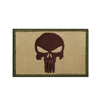 Punisher Logo Embroidered Patch - Bike Decoration Accessories Online