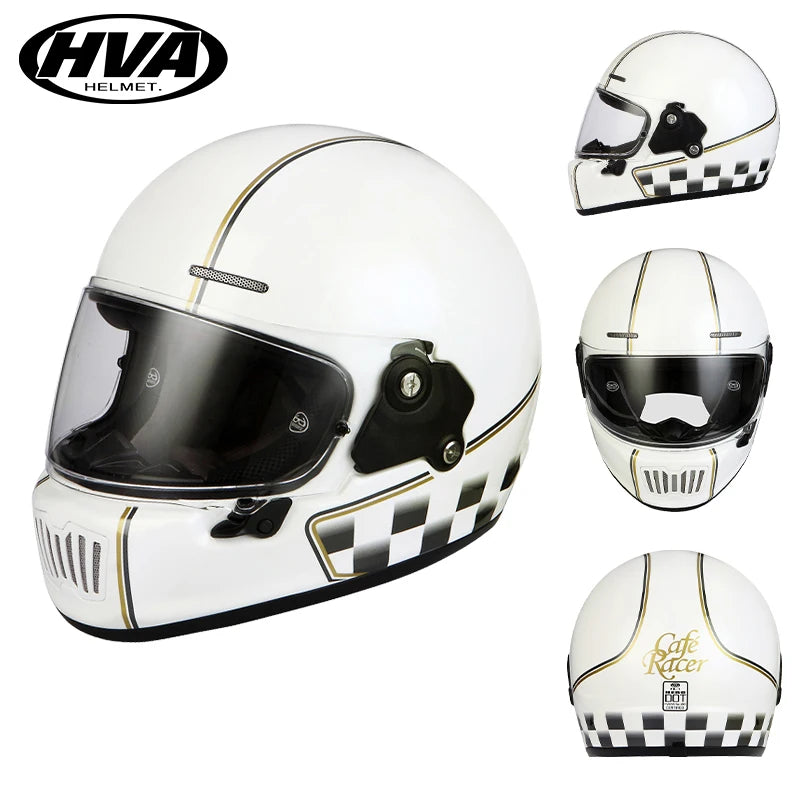 Retro Full Face Motorcycle Helmet - Unisex Bike Safety Gears Online